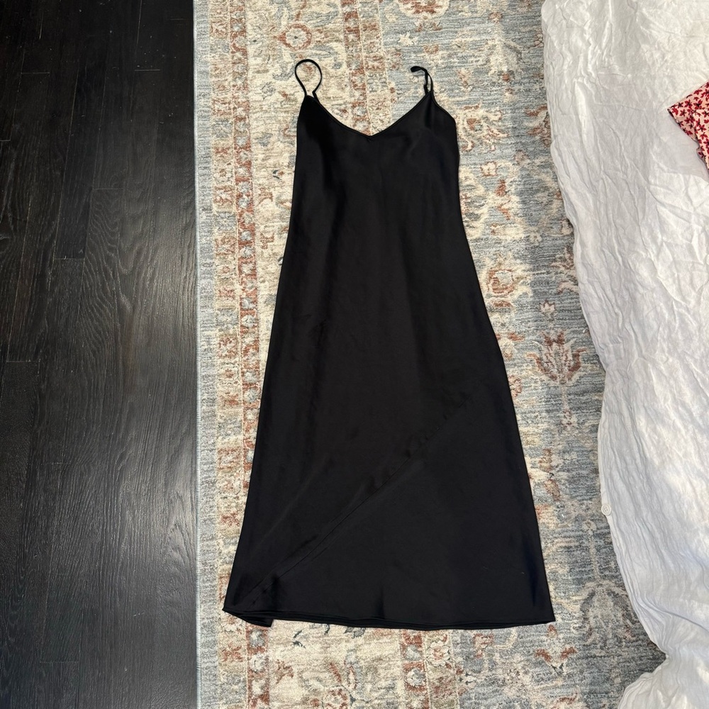 Aritzia Wilfred Black Slip Dress